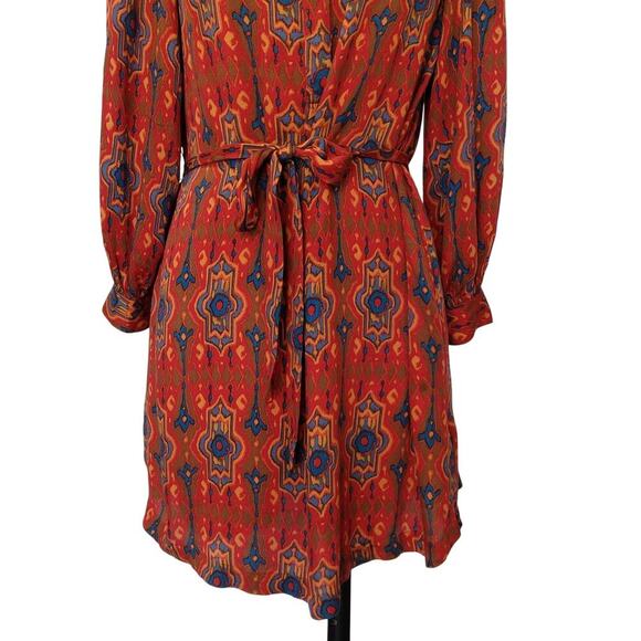 Anthropologie TINY Rosemary Red Motif Tunic Dress Size XS Boho Mini Anthro - Picture 4 of 8